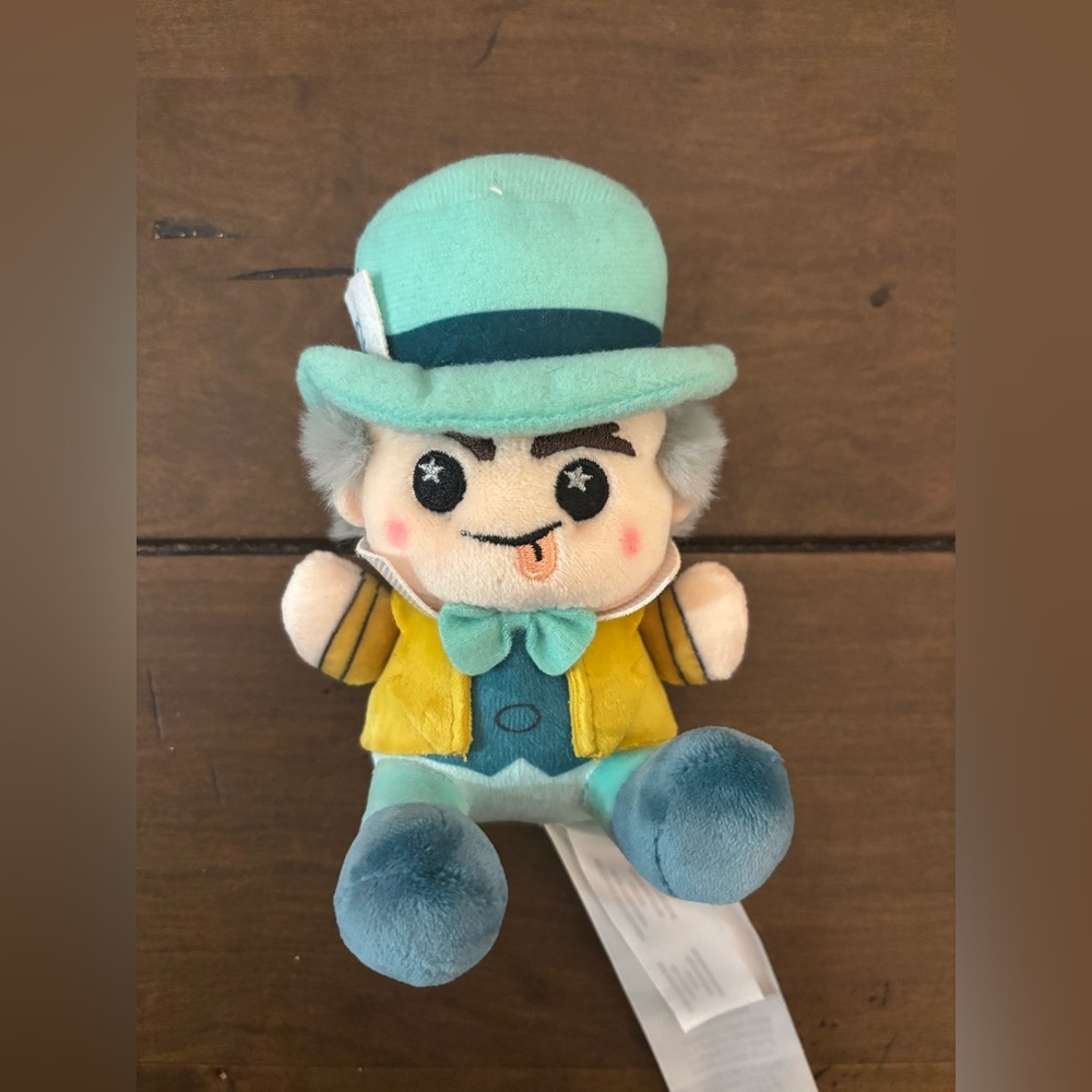 Disney Parks Wishables Alice In Wonderland Mad Hatter Plush